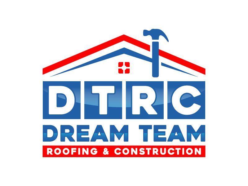 Dream Team Roofing & Construction logo design by Rainbow07