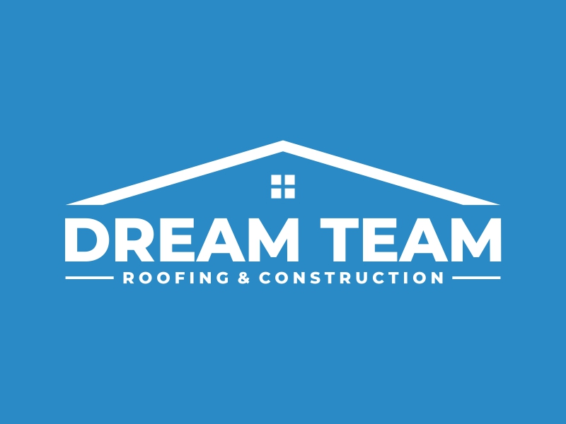 Dream Team Roofing & Construction logo design by creator_studios