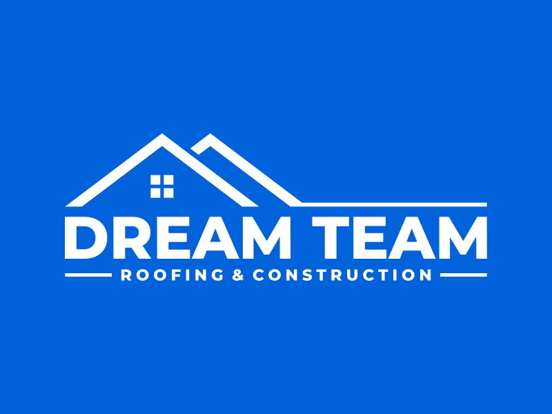 Dream Team Roofing & Construction logo design by creator_studios