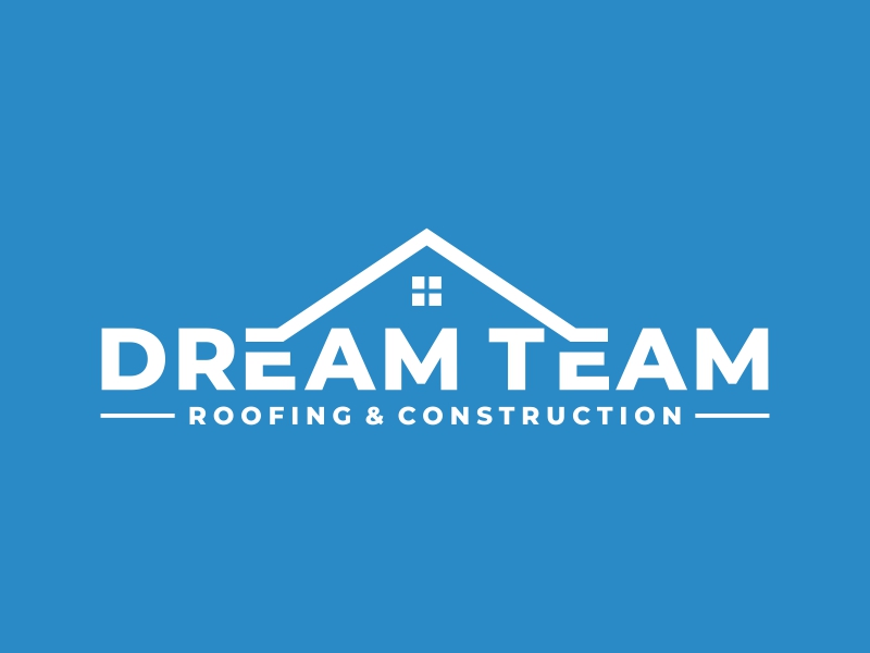 Dream Team Roofing & Construction logo design by creator_studios