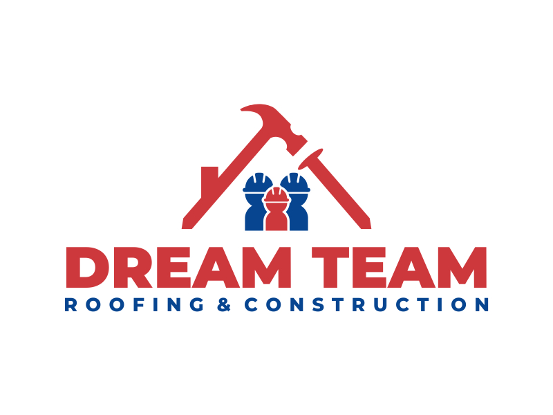 Dream Team Roofing & Construction logo design by cikiyunn