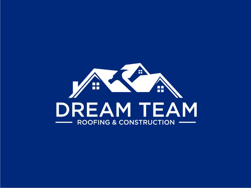 Dream Team Roofing & Construction logo design by tejo