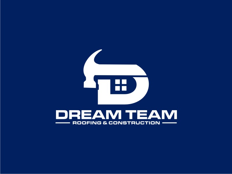 Dream Team Roofing & Construction logo design by tejo