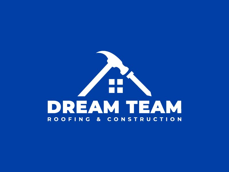 Dream Team Roofing & Construction logo design by jafar