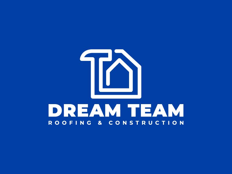 Dream Team Roofing & Construction logo design by jafar