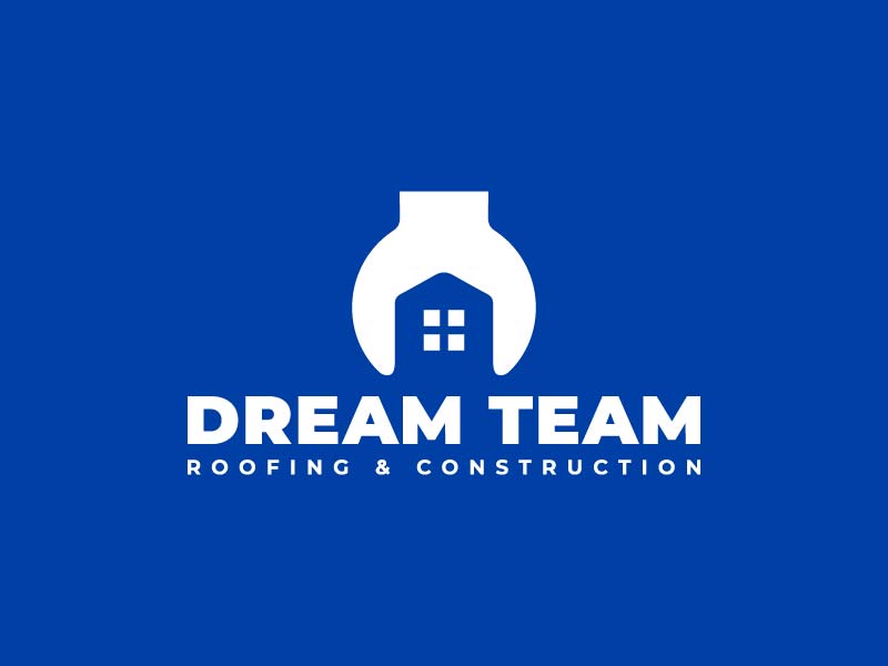 Dream Team Roofing & Construction logo design by jafar