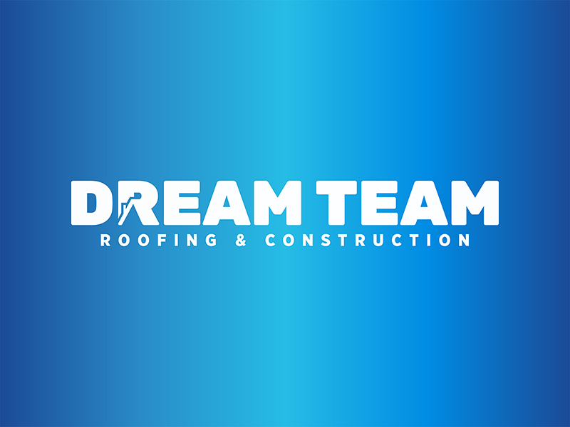 Dream Team Roofing & Construction logo design by planoLOGO