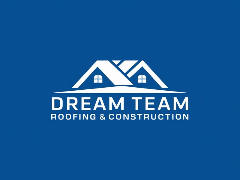 Dream Team Roofing & Construction logo design by iffikhan