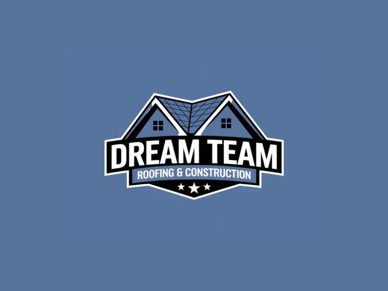 Dream Team Roofing & Construction logo design by iffikhan