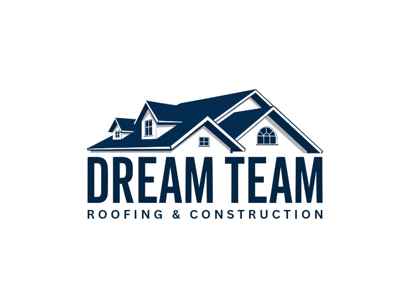 Dream Team Roofing & Construction logo design by iffikhan