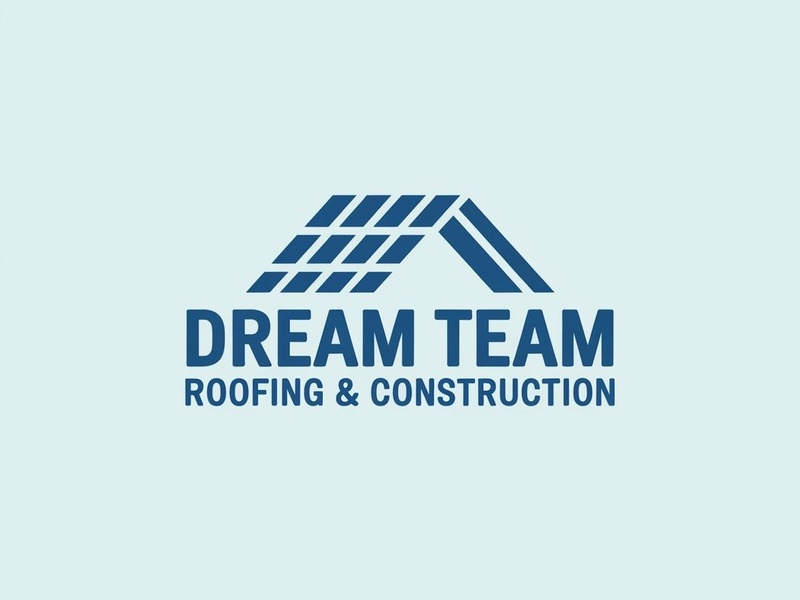 Dream Team Roofing & Construction logo design by iffikhan