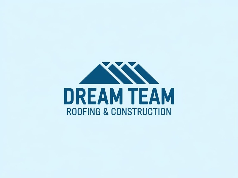 Dream Team Roofing & Construction logo design by iffikhan