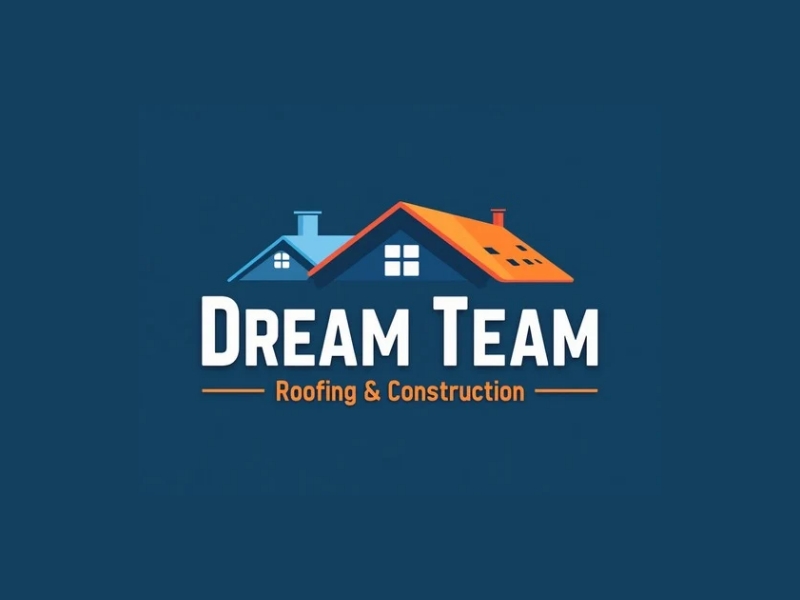 Dream Team Roofing & Construction logo design by iffikhan