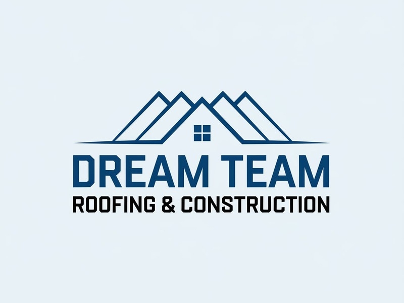 Dream Team Roofing & Construction logo design by iffikhan