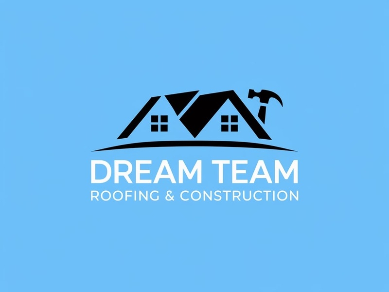 Dream Team Roofing & Construction logo design by iffikhan