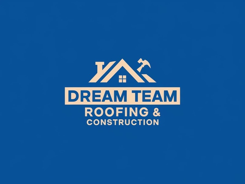 Dream Team Roofing & Construction logo design by iffikhan