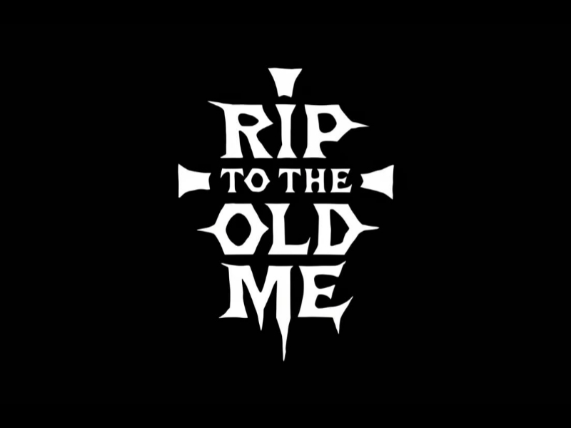 RIP TO THE OLD ME logo design by Charii