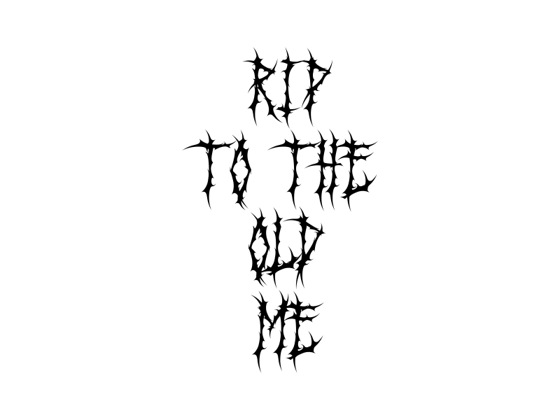 RIP TO THE OLD ME logo design by MariusCC