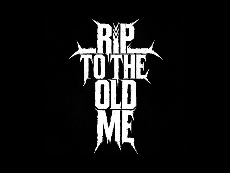 RIP TO THE OLD ME logo design by Nadine Gharbi