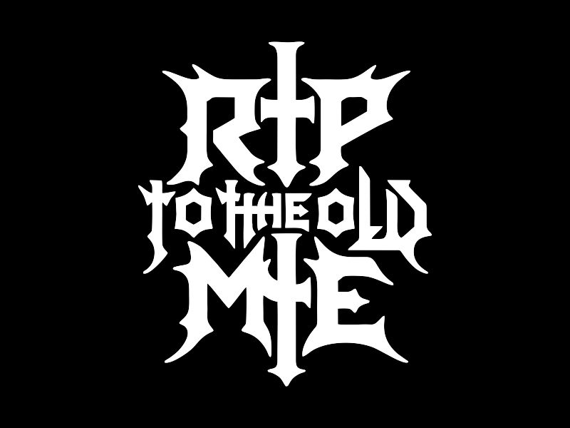 RIP TO THE OLD ME logo design by Gwerth