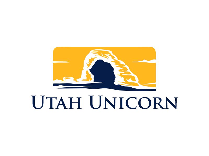 Utah Unicorn logo design by Gwerth