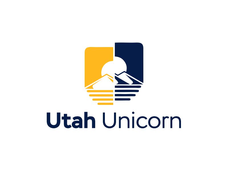 Utah Unicorn logo design by Gwerth