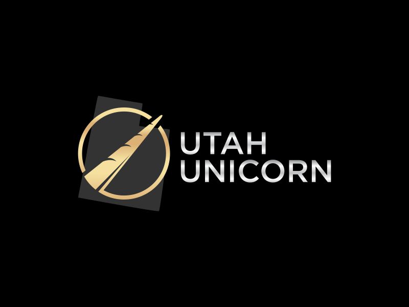 Utah Unicorn logo design by hopee