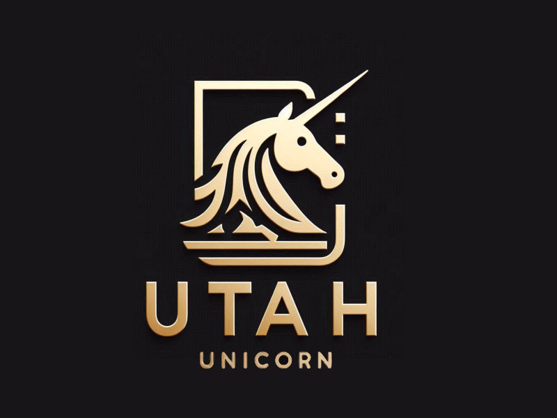 Utah Unicorn logo design by mjmdesigns