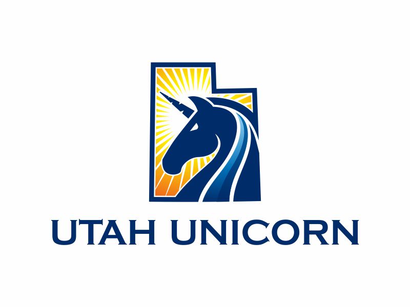 Utah Unicorn logo design by agus