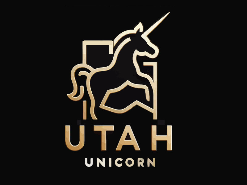 Utah Unicorn logo design by mjmdesigns