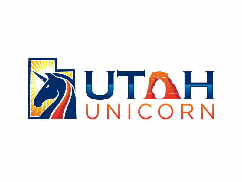 Utah Unicorn logo design by agus