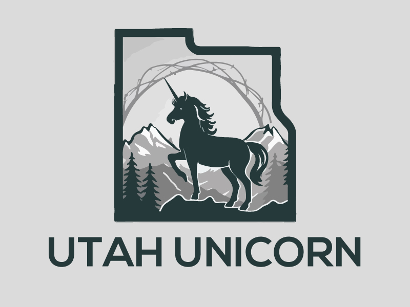 Utah Unicorn logo design by Crushboysourav