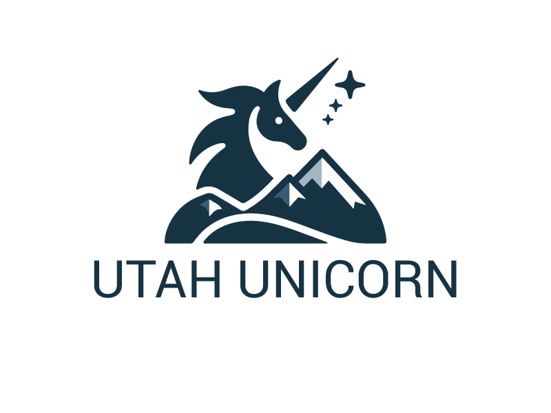 Utah Unicorn logo design by Crushboysourav