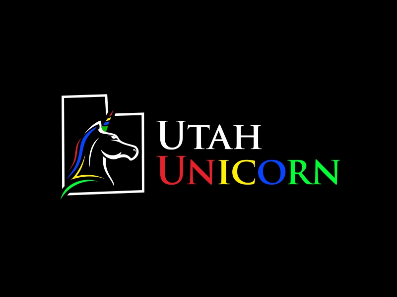 Utah Unicorn logo design by Andri Herdiansyah