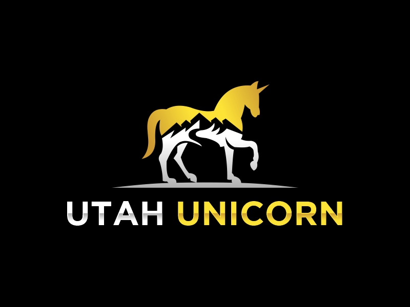 Utah Unicorn logo design by hunter$