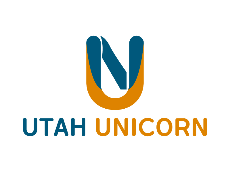 Utah Unicorn logo design by twomindz