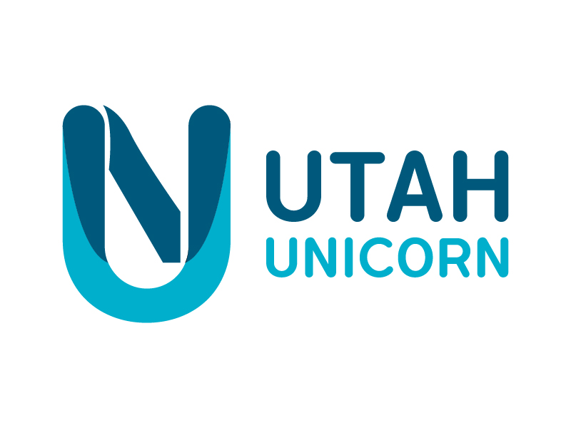 Utah Unicorn logo design by twomindz