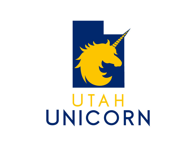 Utah Unicorn logo design by aryamaity