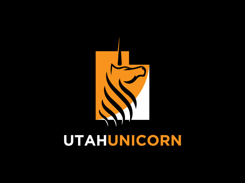 Utah Unicorn logo design by TMaulanaAssa