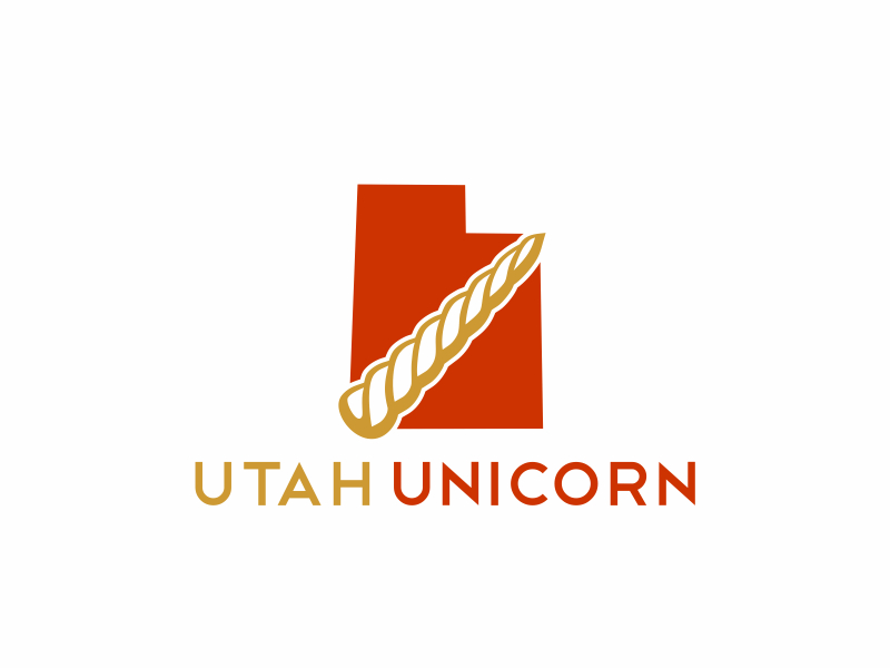 Utah Unicorn logo design by aura