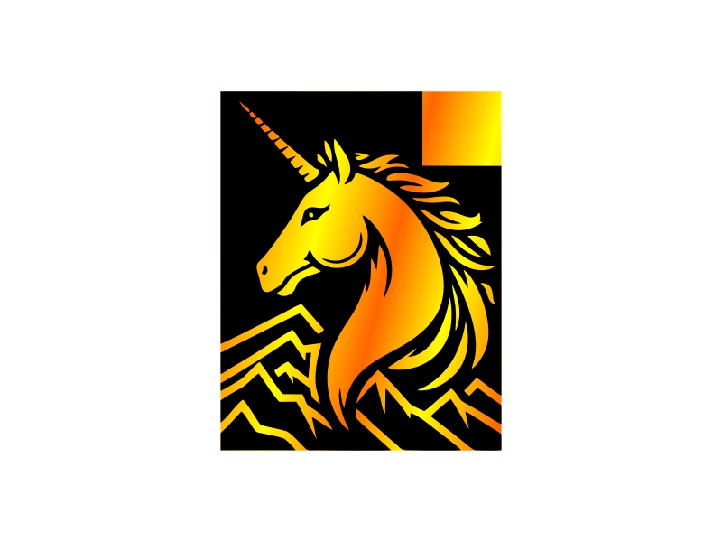 Utah Unicorn logo design by Octavino Arianto