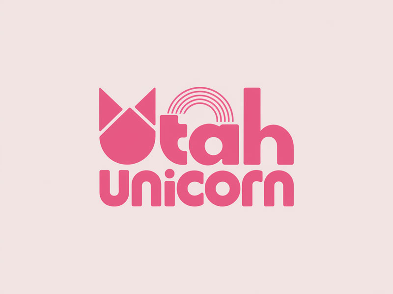 Utah Unicorn logo design by navneet