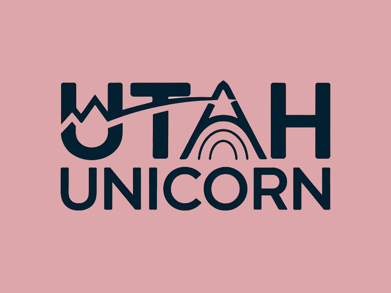 Utah Unicorn logo design by navneet