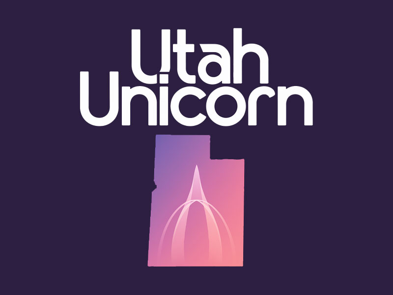 Utah Unicorn logo design by navneet