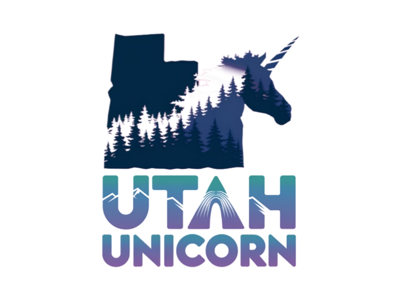 Utah Unicorn logo design by Charii