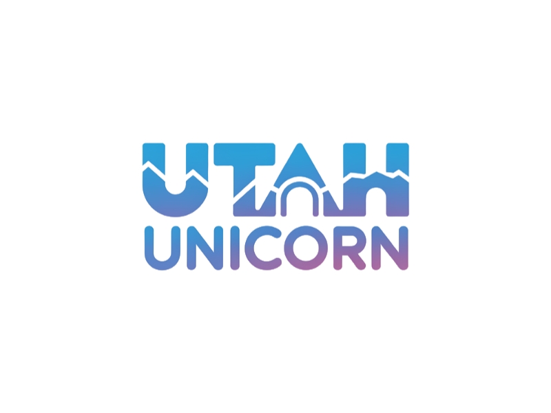 Utah Unicorn logo design by Charii