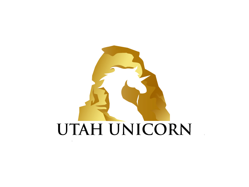 Utah Unicorn logo design by mawanmalvin