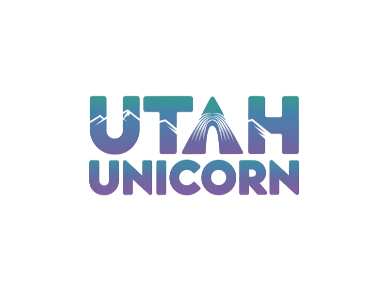 Utah Unicorn logo design by Charii