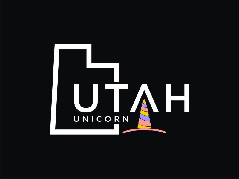 Utah Unicorn logo design by Artomoro