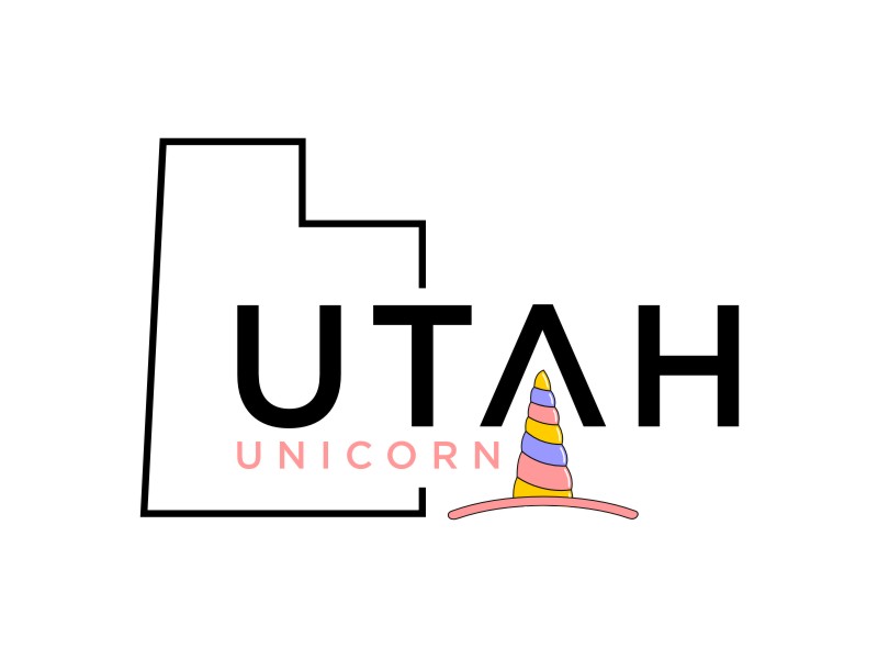 Utah Unicorn logo design by Artomoro